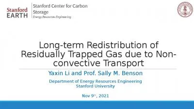 Long-term Redistribution of Residually Trapped Gas due to Non-convective Transport