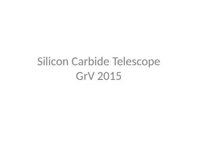 Silicon   Carbide   Telescope