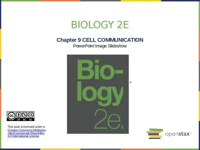 BIOLOGY 2e Chapter 9 CELL COMMUNICATION