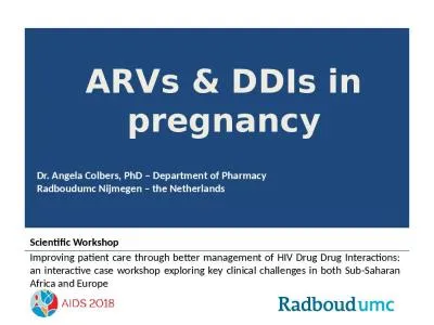 ARVs & DDIs in pregnancy