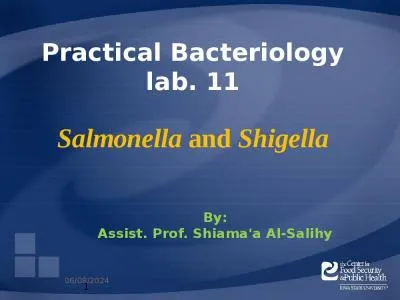 Practical Bacteriology lab. 11