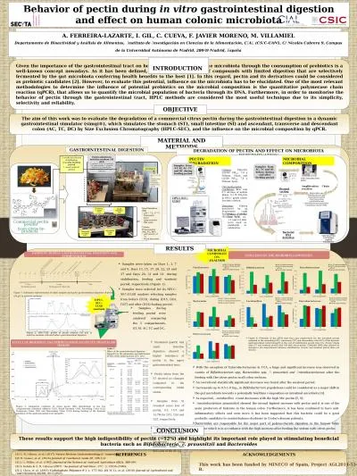 These results support the high indigestibility of pectin (~12%) and