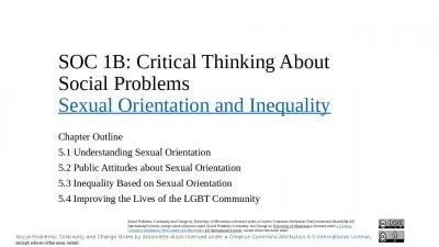 SOC 1B: Critical Thinking About Social Problems