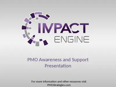 PMO Awareness and Support