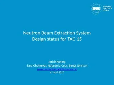 Neutron Beam Extraction System