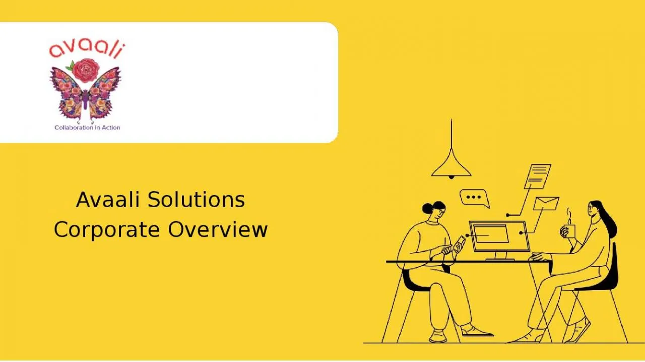 PPT-Avaali Solutions Corporate Overview