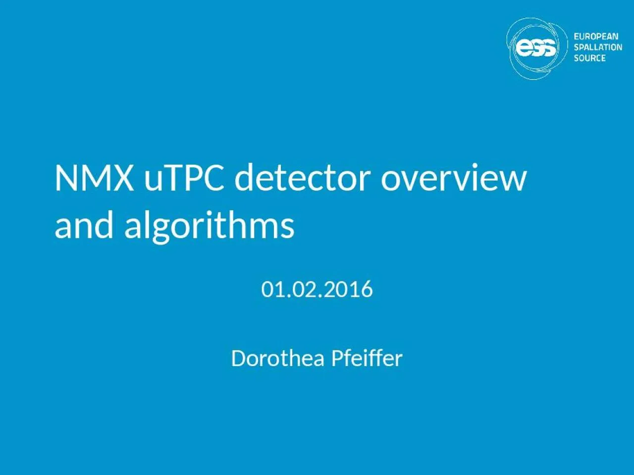 PPT-NMX uTPC detector overview and algorithms