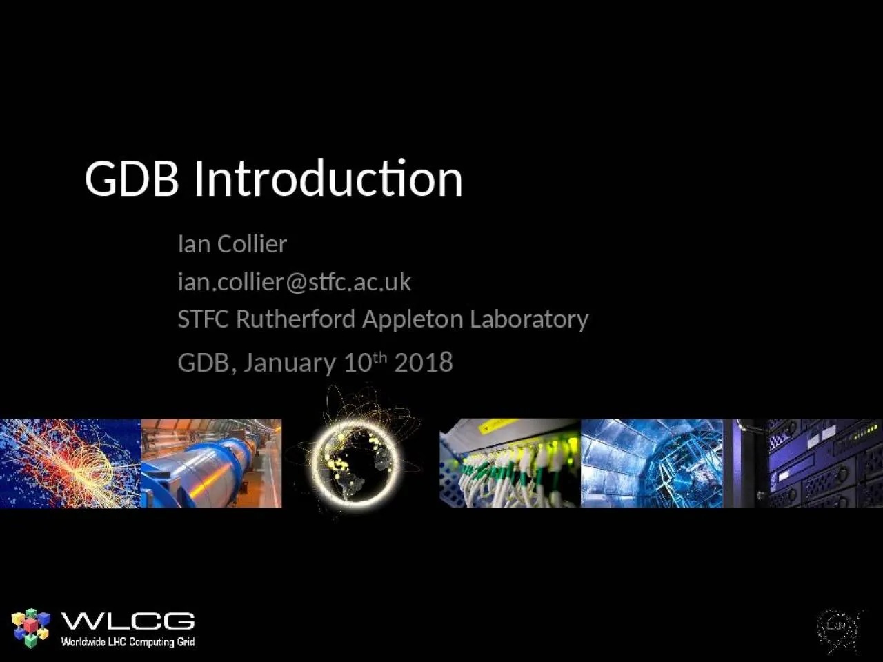 PPT-GDB Introduction Ian Collier