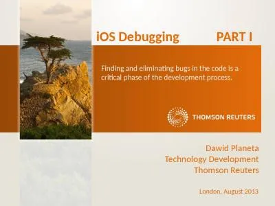 iOS  Debugging            PART I