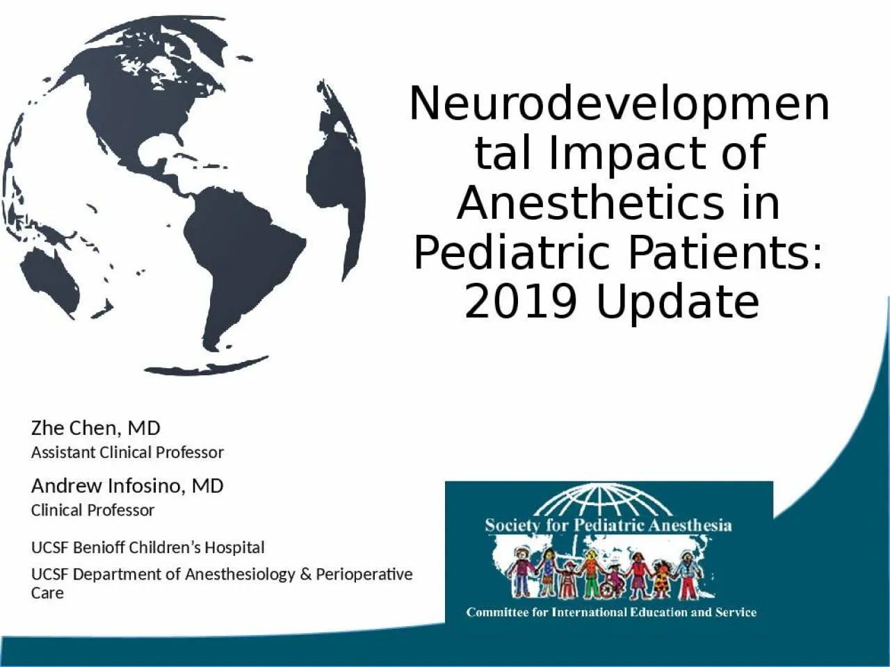 PPT-Neurodevelopmental Impact of Anesthetics in Pediatric Patients: 2019 Update