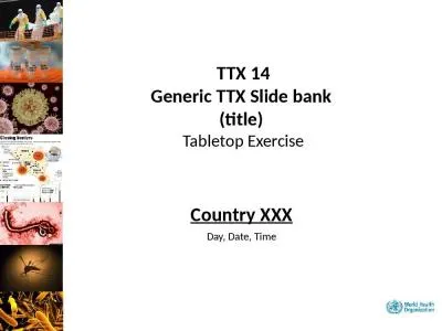 TTX 14 Generic TTX Slide bank