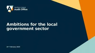 Ambitions for the local government sector