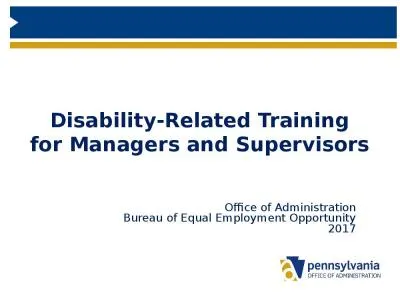 Disability-Related Training