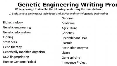 Genetic Engineering Writing Prompt