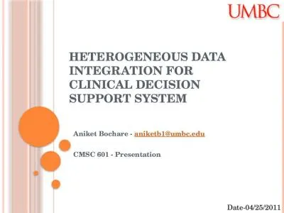 Heterogeneous data integration for clinical Decision Support System