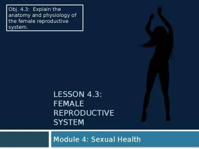 Lesson  4.3: Female  Reproductive