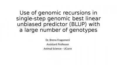 Use of genomic recursions in single-step genomic best linear unbiased predictor (BLUP)