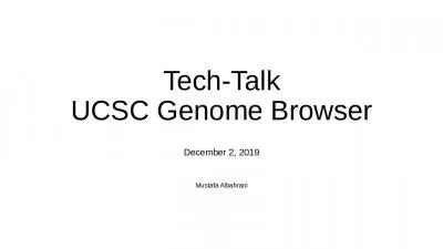 Tech-Talk UCSC Genome Browser