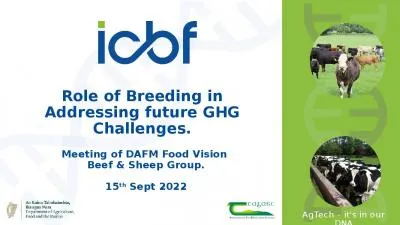 Role of Breeding in Addressing future