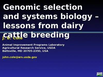 Genomic selection and systems