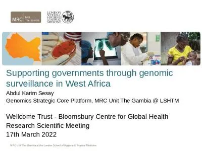 Supporting governments through genomic surveillance in West Africa