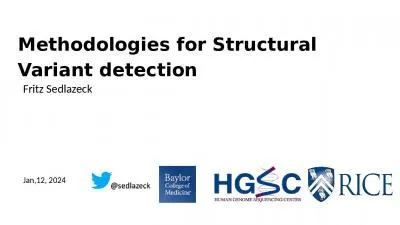Methodologies for Structural Variant detection 