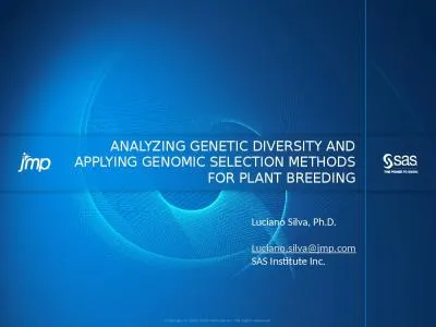 Analyzing Genetic Diversity and Applying Genomic Selection Methods for Plant Breeding