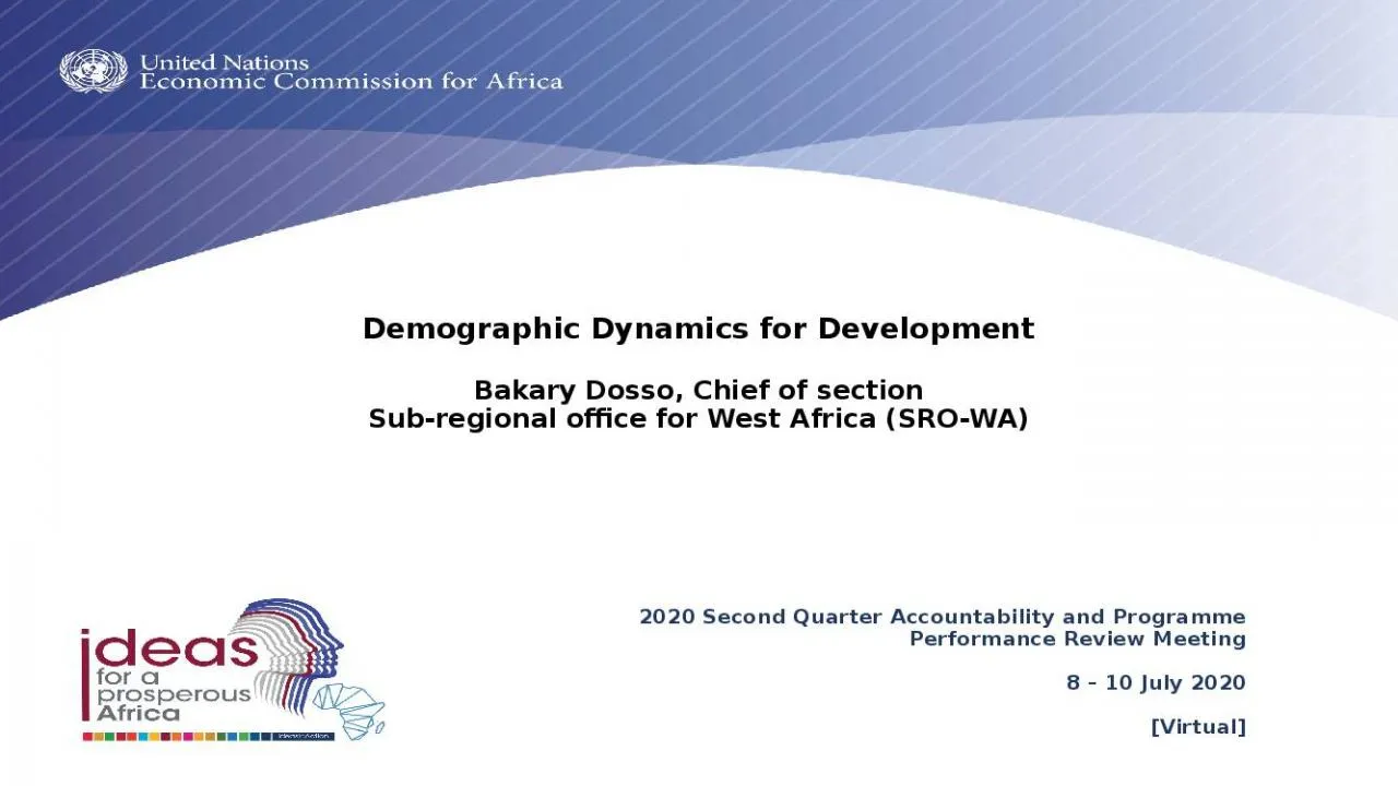 PPT-Demographic Dynamics for Development