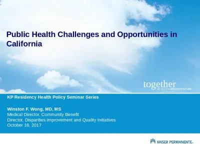 KP Residency Health Policy Seminar Series