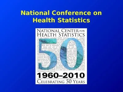 National Conference on Health Statistics