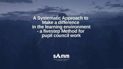 A  Systematic   Approach