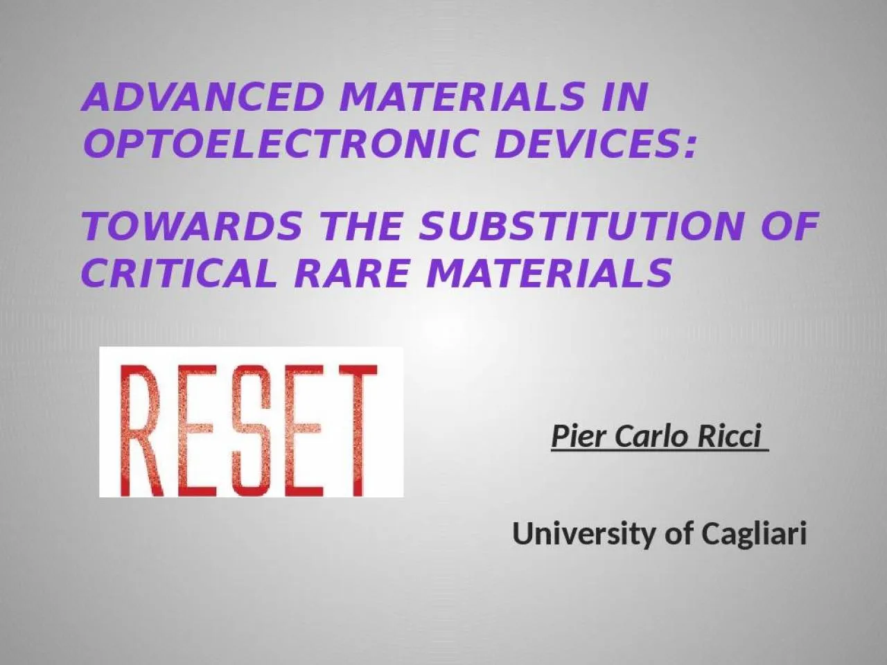 PPT-Towards the substitution of critical rare materials