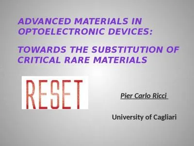 Towards the substitution of critical rare materials