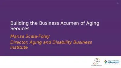 Building the Business Acumen of Aging Services