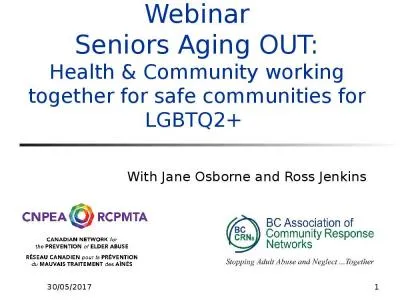 30/05/2017 1 Webinar Seniors Aging OUT: