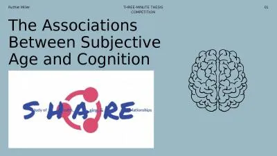 The Associations Between Subjective Age and Cognition