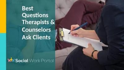 Best Questions Therapists &