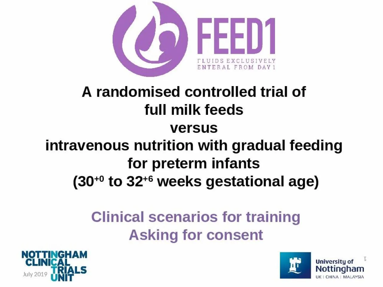 PPT-1 July 2019 A randomised controlled trial of