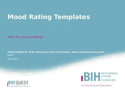 Mood  Rating Templates April 2021