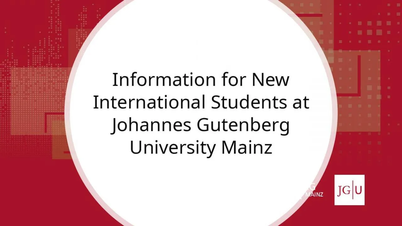 PPT-Information for New International