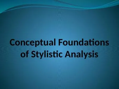 Conceptual Foundations of