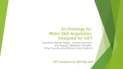 An Ontology for  Motor Skill Acquisition