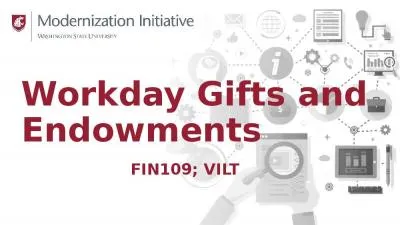 Workday Gifts and Endowments