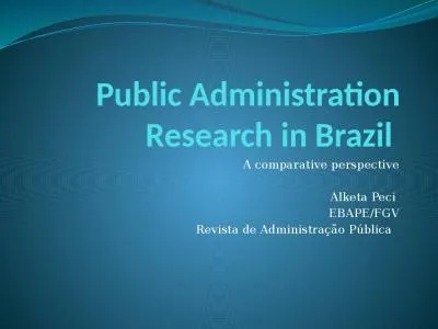 Public   Administration