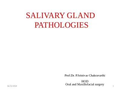 SALIVARY GLAND  PATHOLOGIES