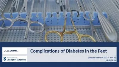 Complications of Diabetes in the Feet