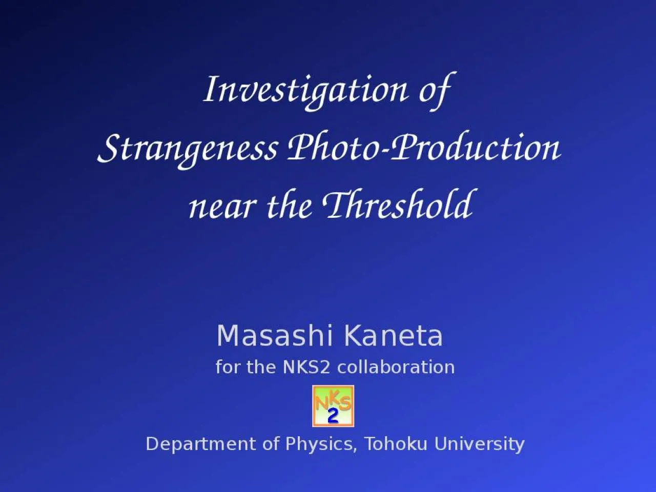 PPT-Investigation of Strangeness Photo-Production