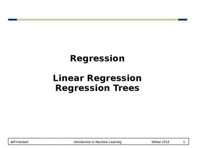 Regression Linear  Regression