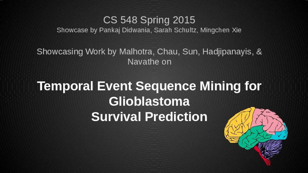 PPT-CS 548 Spring 2015 Showcase