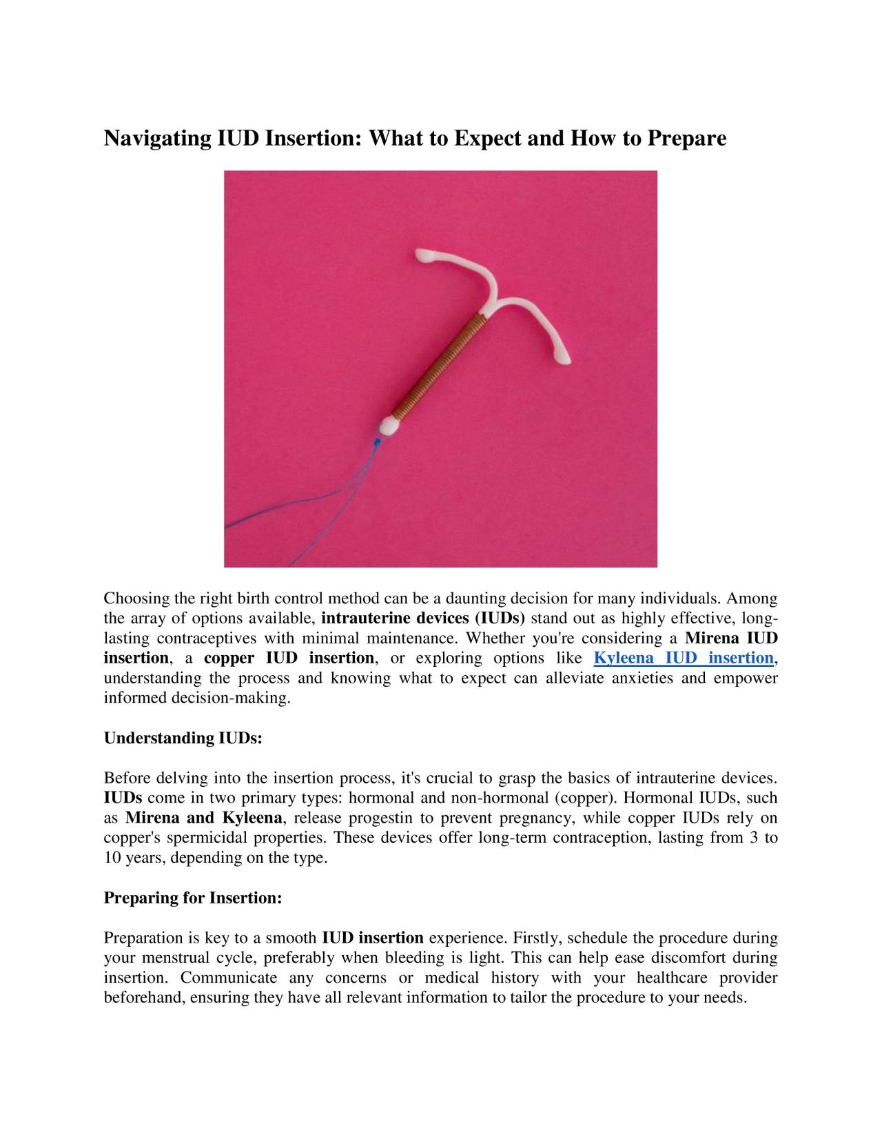 PDF-Navigating IUD Insertion: What to Expect and How to Prepare